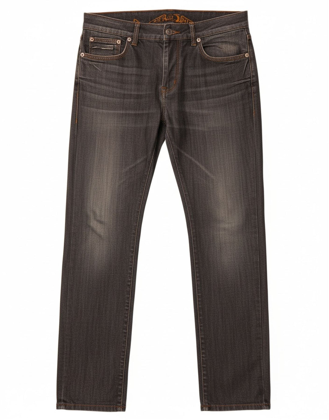 RICHMOND Mens Denim Straight Jeans W30 L34 Grey