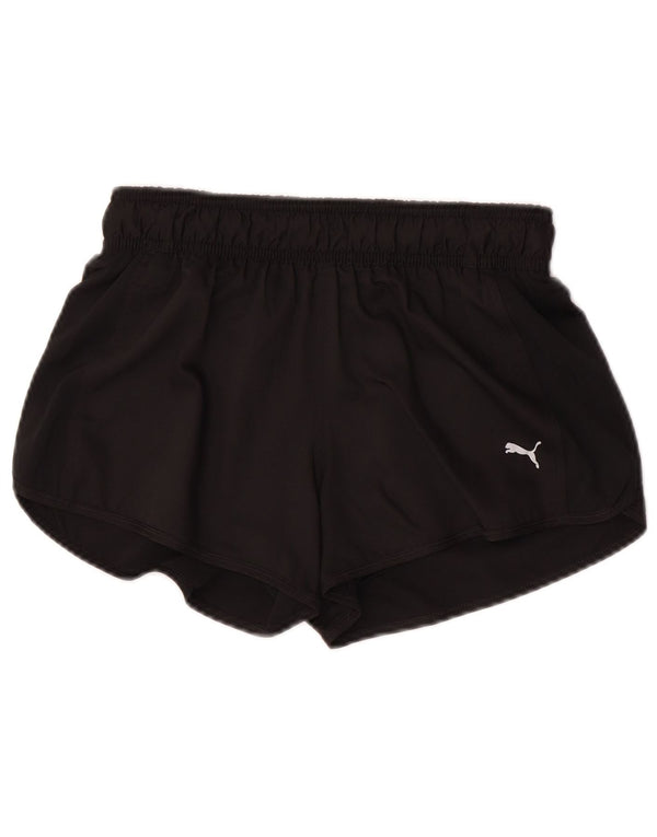 Pantaloncini sportivi Puma da donna UK 10 piccoli neri