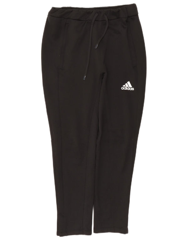 Pantaloni da tuta Adidas Aeroready da donna UK 10 piccoli neri