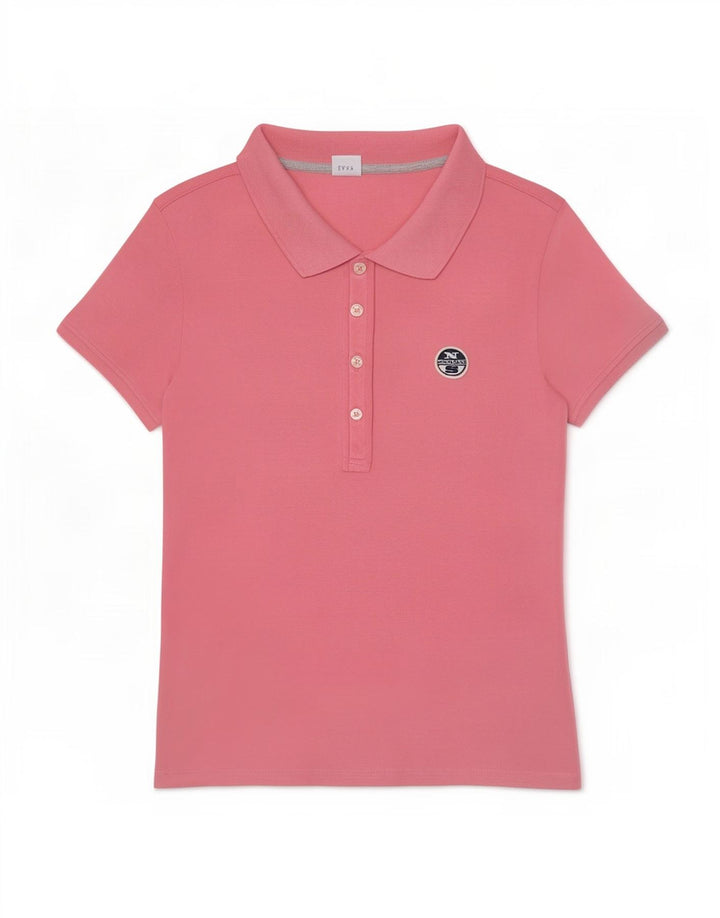 Polo da donna North Sails UK 12 rosa medio