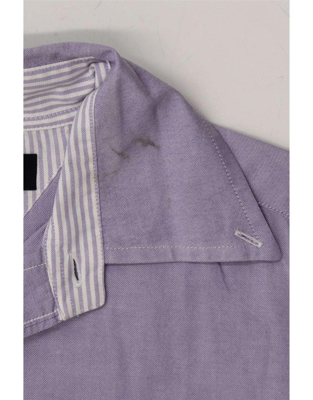 TOMMY HILFIGER Mens Shirt XS Purple Cotton Vintage Tommy Hilfiger and Second-Hand Tommy Hilfiger from Messina Hembry 