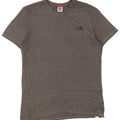 T-shirt da uomo The North Face Top in cotone chiazzato grigio medio