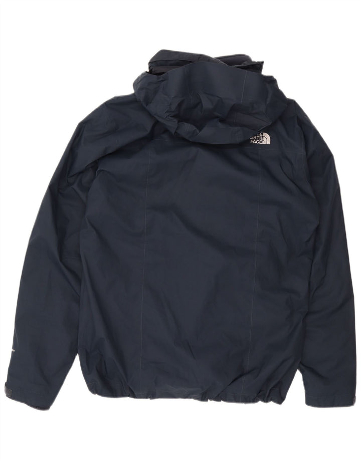 Giacca a vento con cappuccio da uomo The North Face UK 38 medio blu navy
