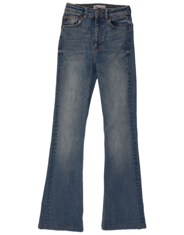 Jeans svasati da donna Zara EU 34 2XS W24 L30 Blu