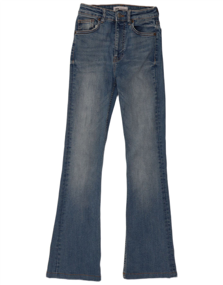 Jeans svasati da donna Zara EU 34 2XS W24 L30 Blu