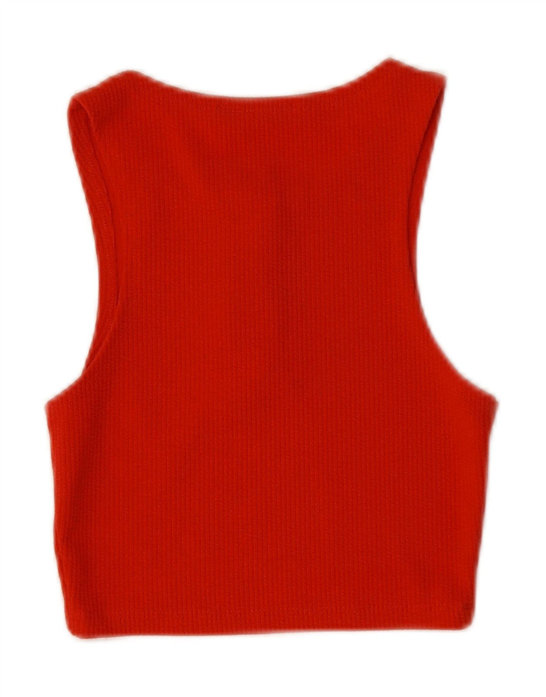 ZARA Womens Crop Vest Top UK 8 Small Red Vintage Zara and Second-Hand Zara from Messina Hembry 
