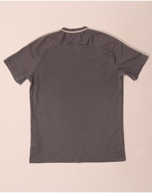 T-shirt Nike Dri Fit da uomo, grande, in poliestere color block grigio