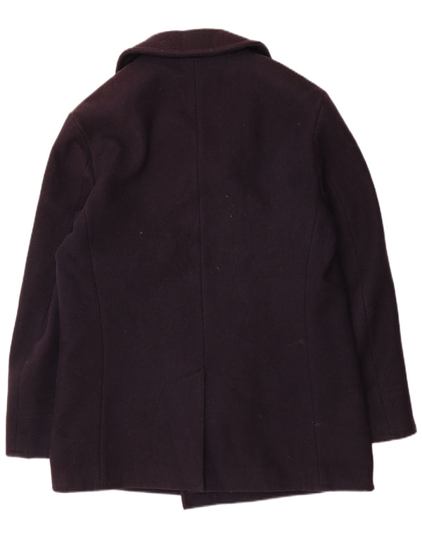 Caban Uomo Benetton IT 48 Medio Blu Navy Lana