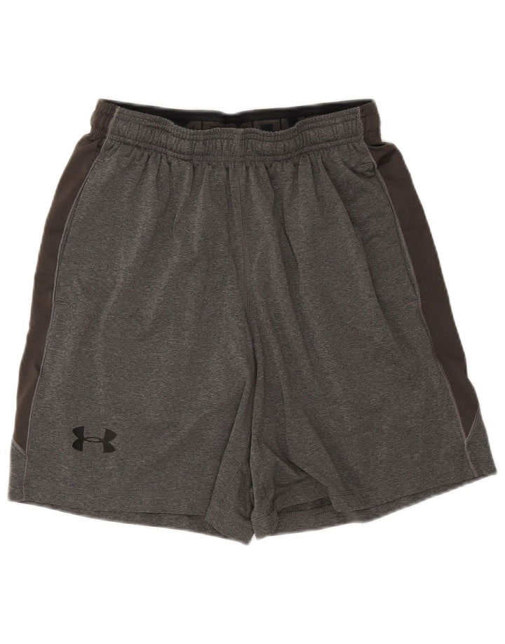 Pantaloncini sportivi da uomo Under Armour grigio medio color block