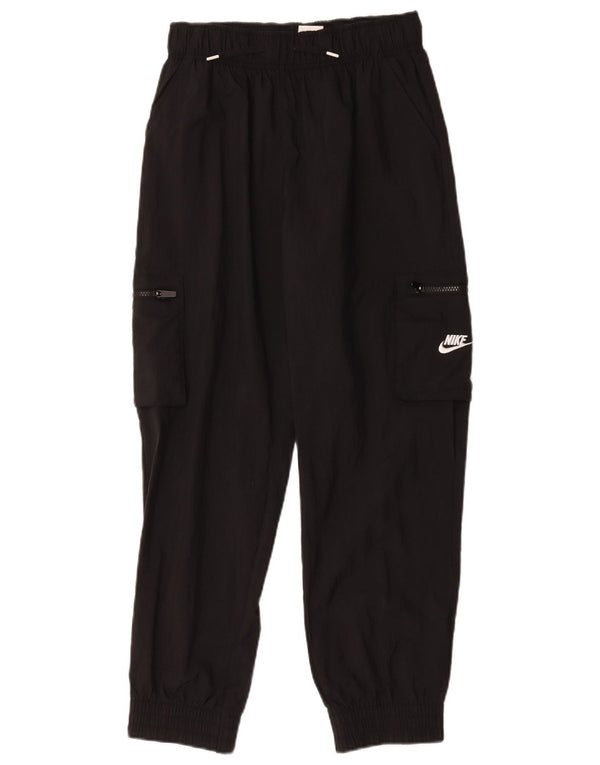Pantaloni della tuta cargo da ragazza Nike Joggers 13-14 anni XL poliestere nero