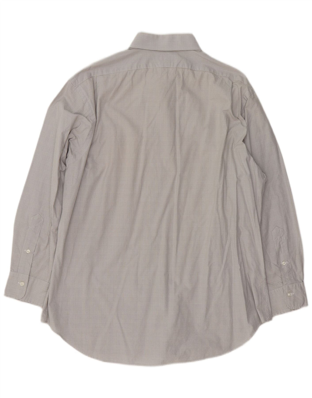 POLO RALPH LAUREN Camicia da uomo Taglia 17 XL Cotone a quadri grigio