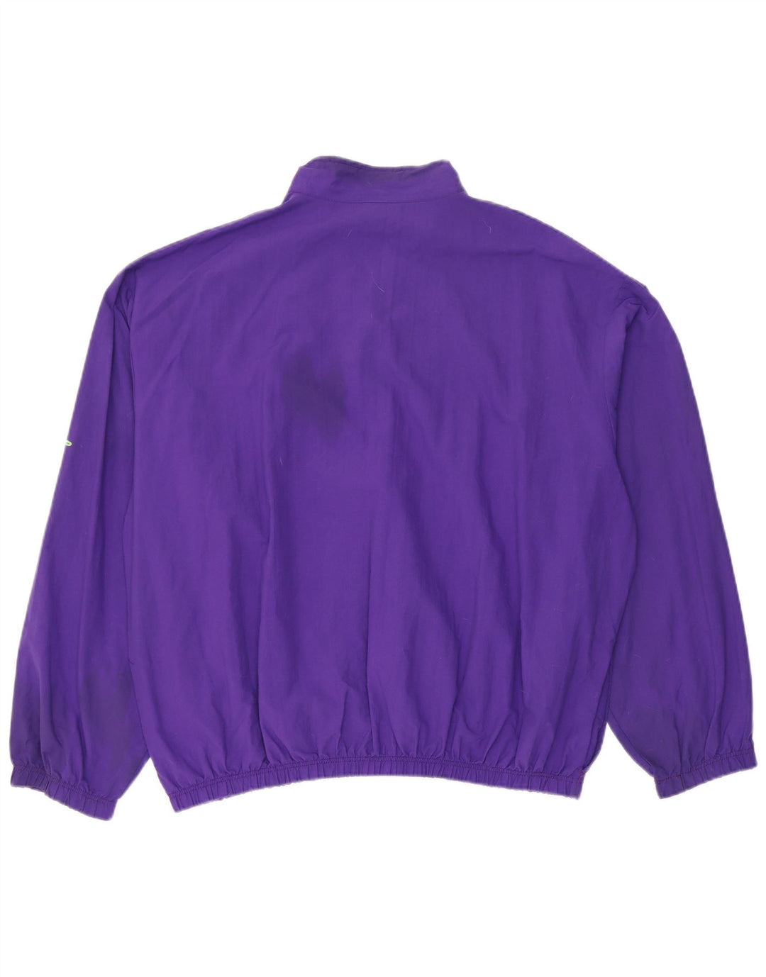 Giacca da uomo vintage pullover da ginnastica, taglia unica, in nylon viola