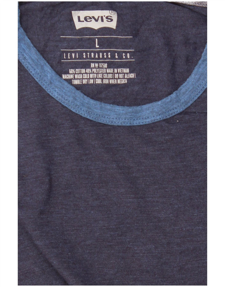 T-shirt da uomo Levi's Top Large blu navy