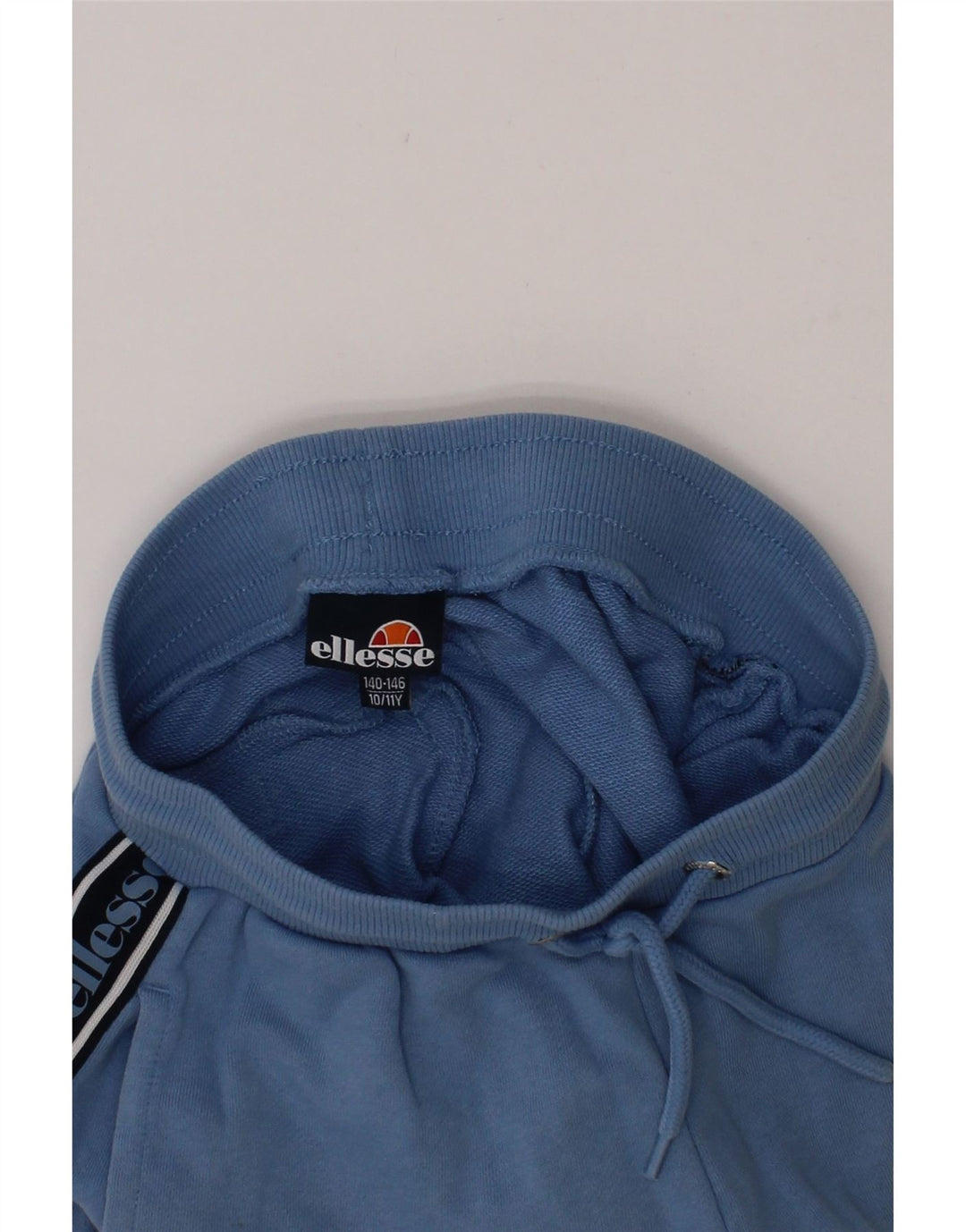 ELLESSE Boys Graphic Sport Shorts 10-11 Years  Blue Cotton Vintage Ellesse and Second-Hand Ellesse from Messina Hembry 