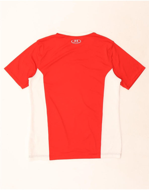 Maglietta Under Armour da uomo Heat Gear Top XL Poliestere color block rosso