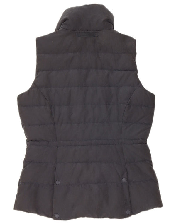 MUSTO Womens Padded Gilet UK 10 Small Navy Blue Polyester