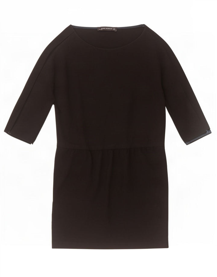 Abito tubino Zara da donna con maniche a 3/4 UK 12 medio nero