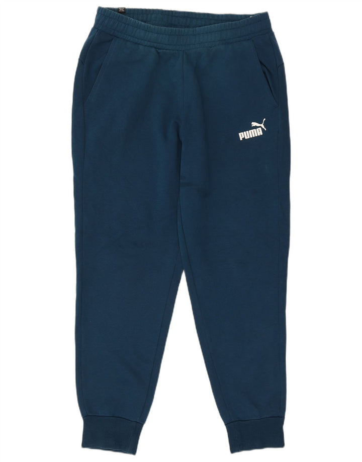 Pantaloni da tuta da uomo Puma Joggers grandi in cotone blu