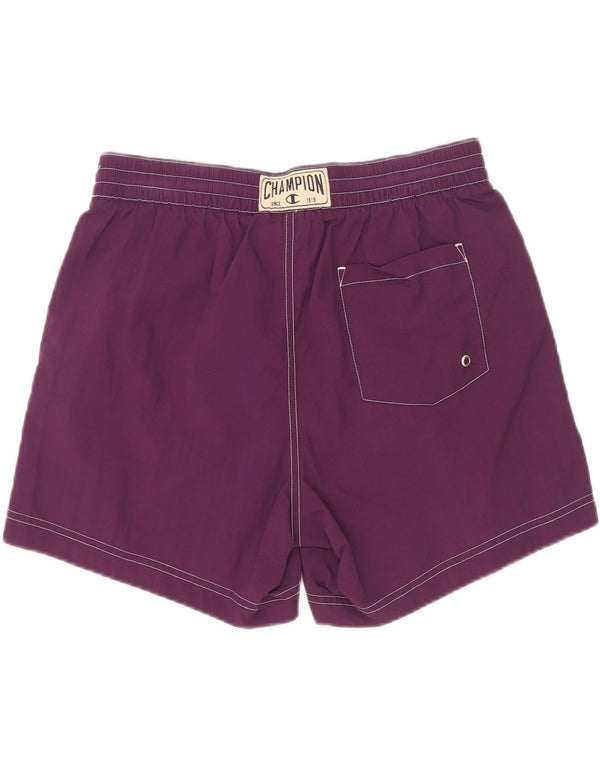 Pantaloncini da bagno da donna Champion viola medio in poliammide