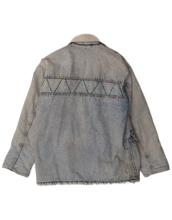 CARRERA Giacca in denim Sherpa da bambino 11-12 anni in cotone blu