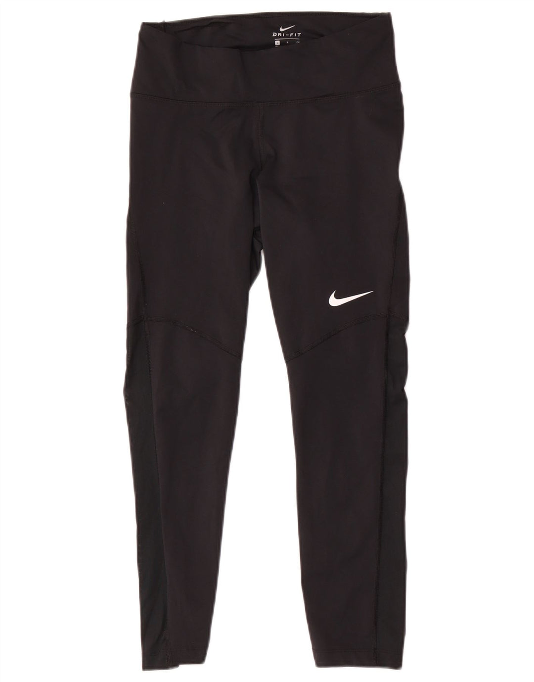 Leggings Nike Dri Fit Crop da donna UK 8 Small Nero Poliestere