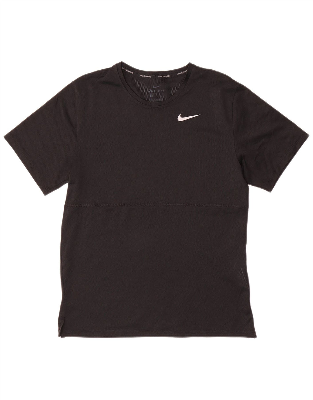 T-shirt NIKE da uomo Dri Fit Top piccola in poliestere nero