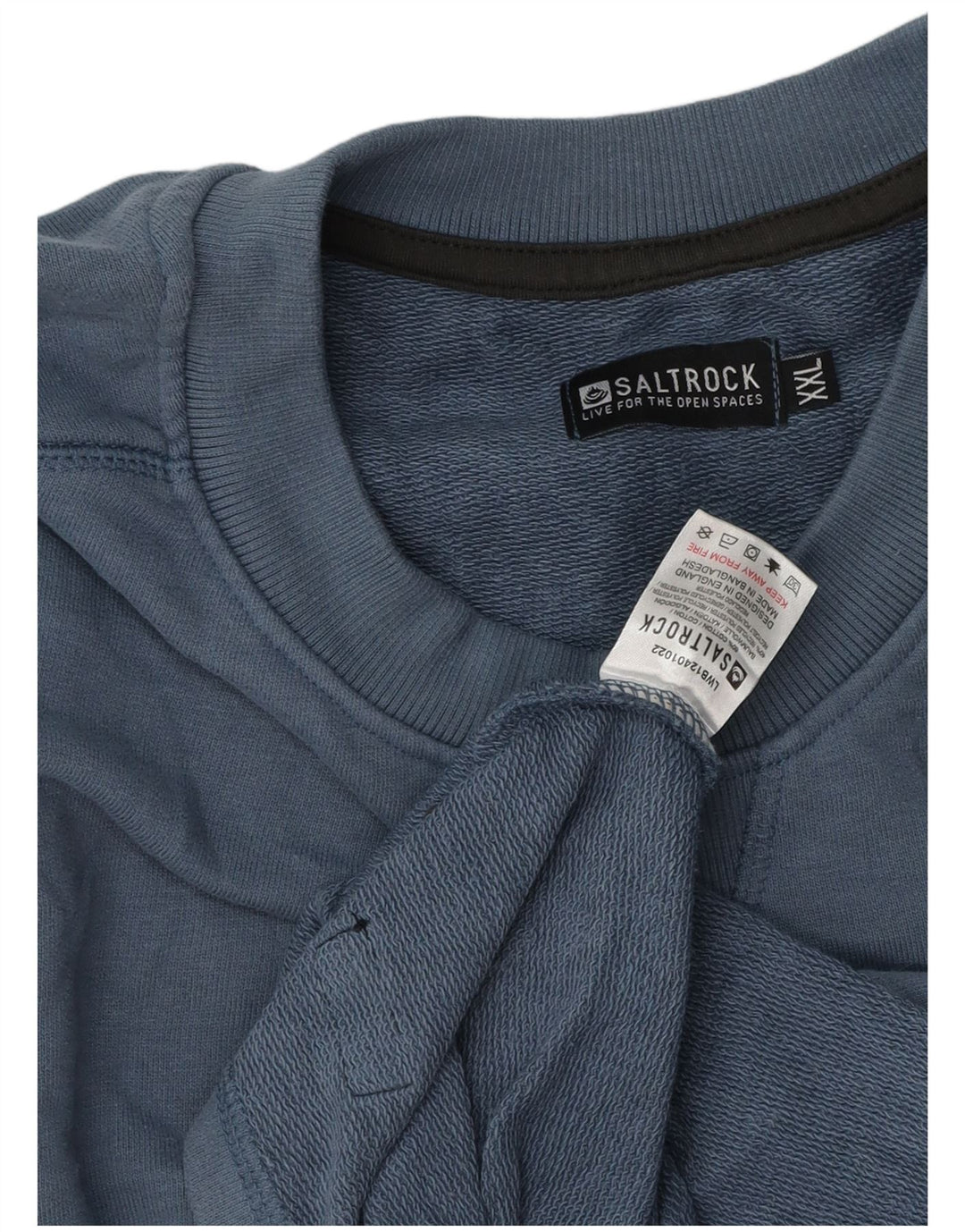 Felpa grafica da uomo Saltrock Maglione 2XL Cotone blu