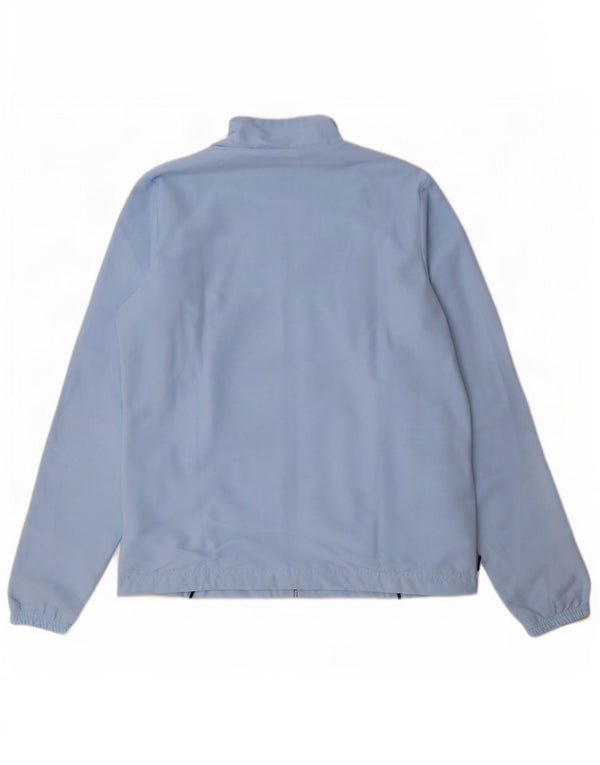 Giacca da tuta da donna Adidas UK 12 poliestere blu medio