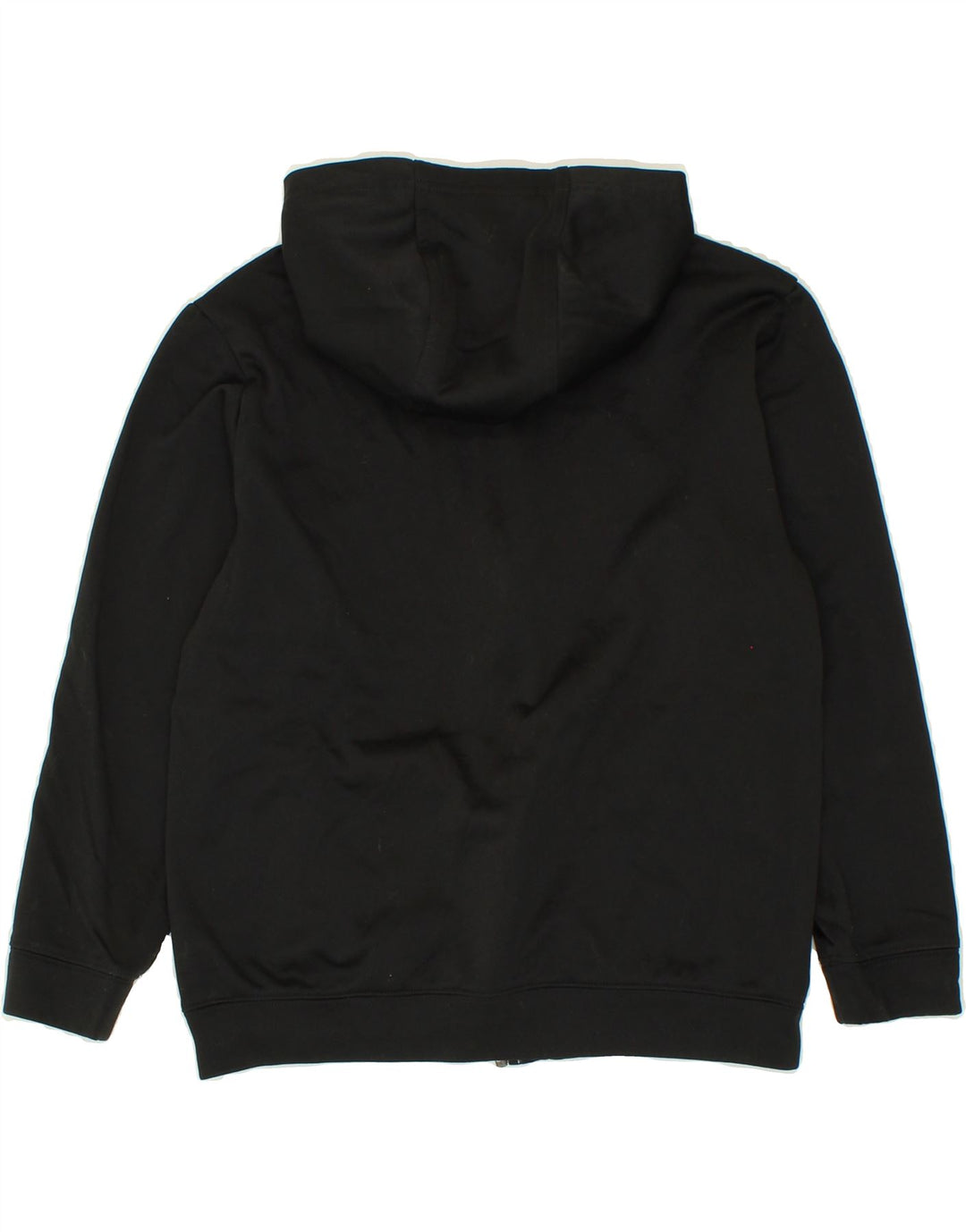 ADIDAS Boys Graphic Zip Hoodie Sweater 11-12 Years Black Polyester Vintage Adidas and Second-Hand Adidas from Messina Hembry 