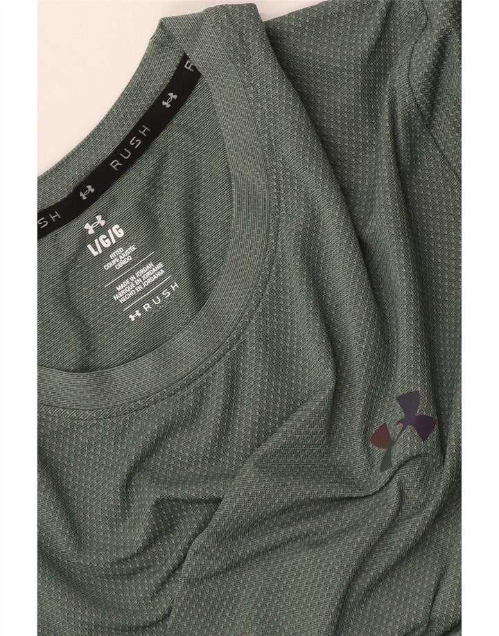 Maglietta da uomo Under Armour Top grande verde