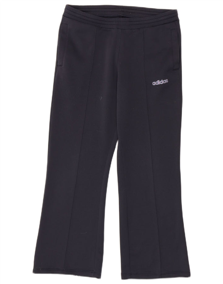 Pantaloni da tuta da donna Adidas UK 14 poliestere blu navy medio