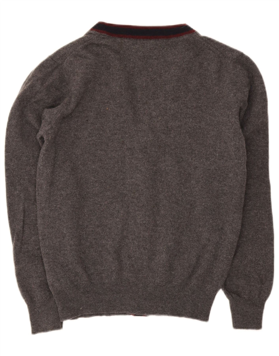 Fred Perry Uomo Lana Grigio Medio