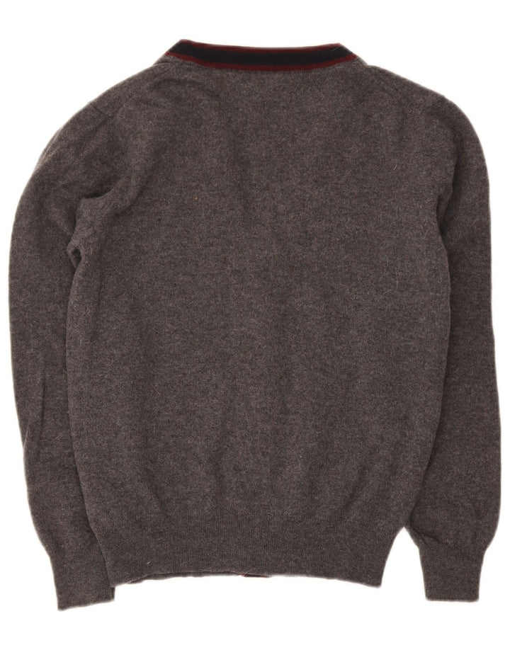 Fred Perry Uomo Lana Grigio Medio