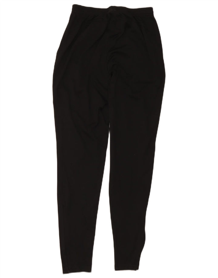 Pantaloni da tuta con grafica Nike Dri Fit da donna UK 8 Small Poliestere nero