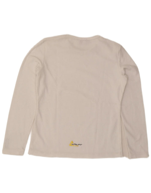 Maglia a maniche lunghe da donna Gas UK 18 XL Poliestere bianco