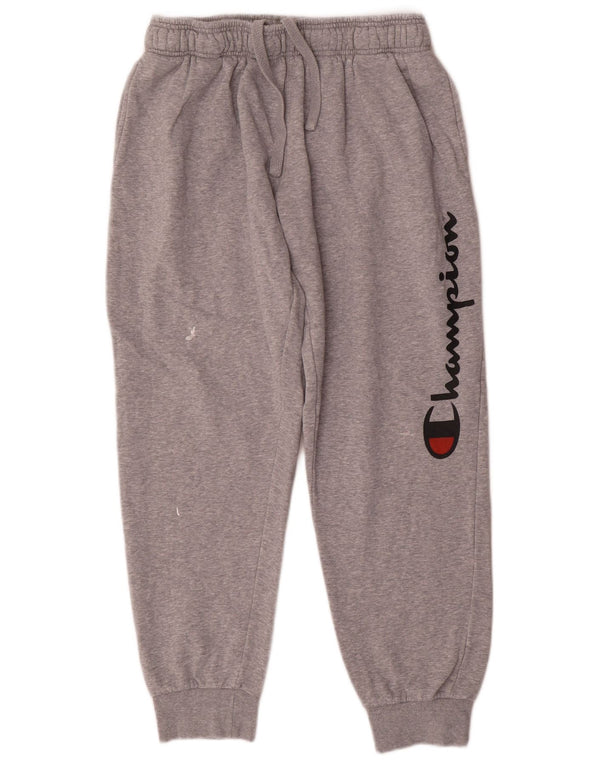 Pantaloni da tuta con grafica da uomo Champion Joggers 2XL Cotone chiazzato grigio