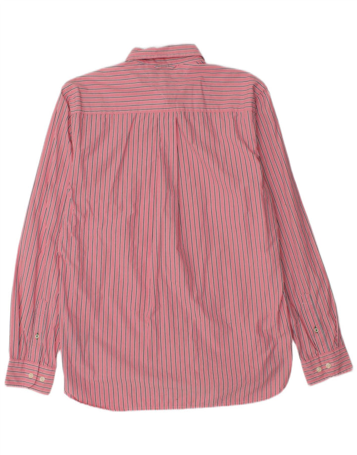 TOMMY HILFIGER Camicia da uomo Coupe Ajustee vestibilità personalizzata a righe rosa medio