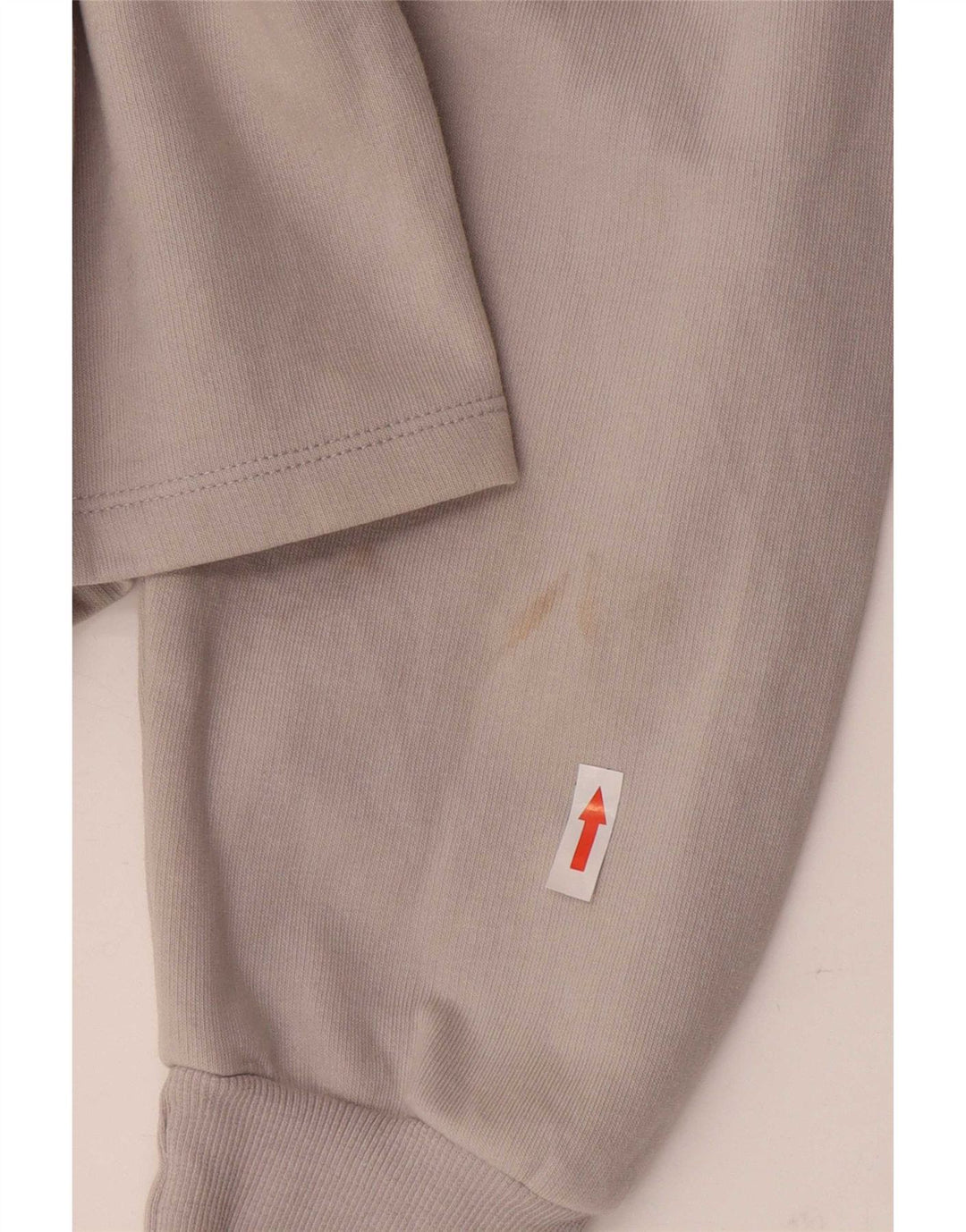 Felpa corta da donna Zara UK 14 Cotone grigio medio