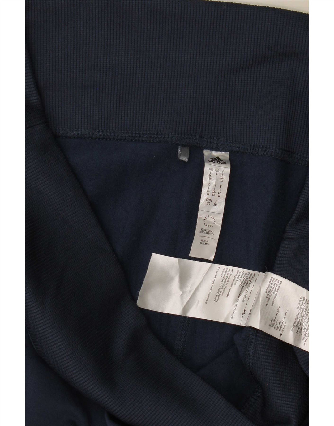 Leggings Adidas Aeroready da donna UK 16/18 Large Blu Navy Poliestere