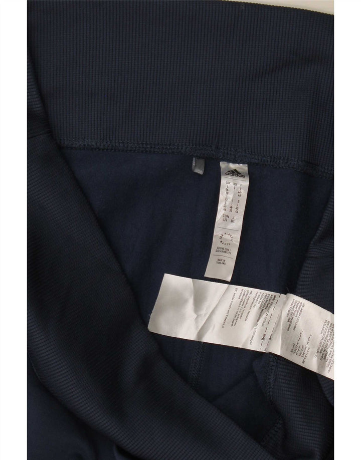 Leggings Adidas Aeroready da donna UK 16/18 Large Blu Navy Poliestere