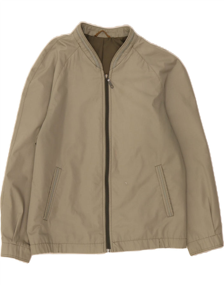 NINO Womens Bomber Jacket UK 18 XL Beige Polyester Vintage NINO and Second-Hand NINO from Messina Hembry 