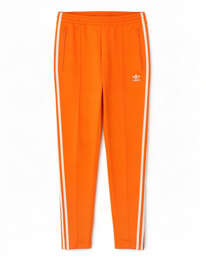 Pantaloni della tuta da donna Adidas UK 8 Small Arancione Poliestere