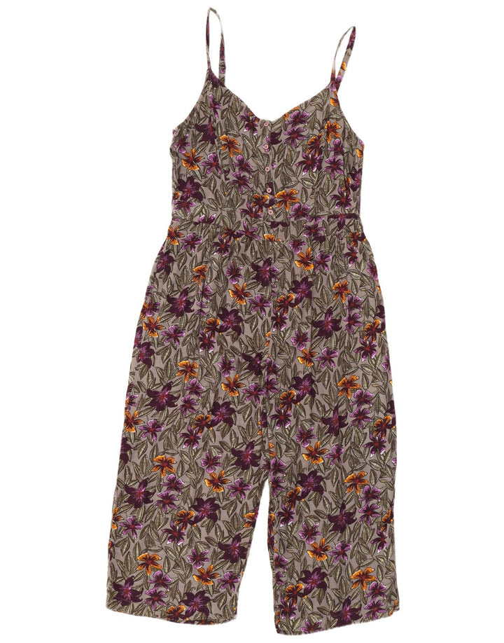 Tuta senza maniche da donna Fat Face UK 14 Grande floreale multicolore