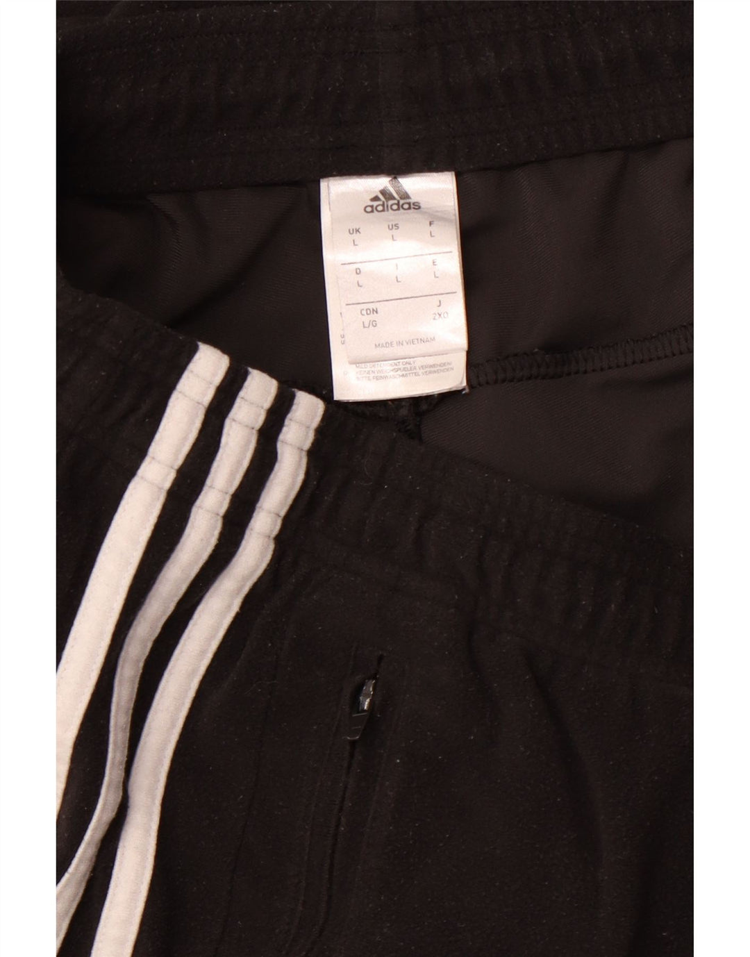 Pantaloni da tuta da uomo ADIDAS Joggers grandi neri in poliestere