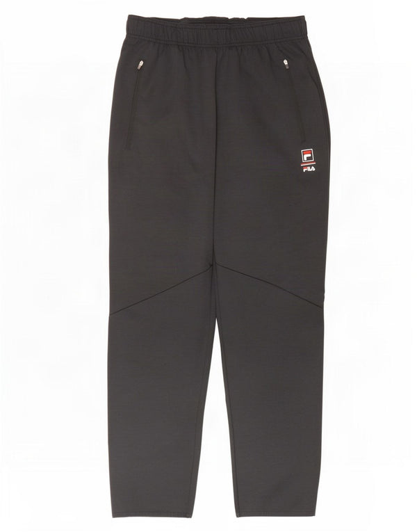 Pantaloni da tuta da uomo Fila Small in poliestere grigio