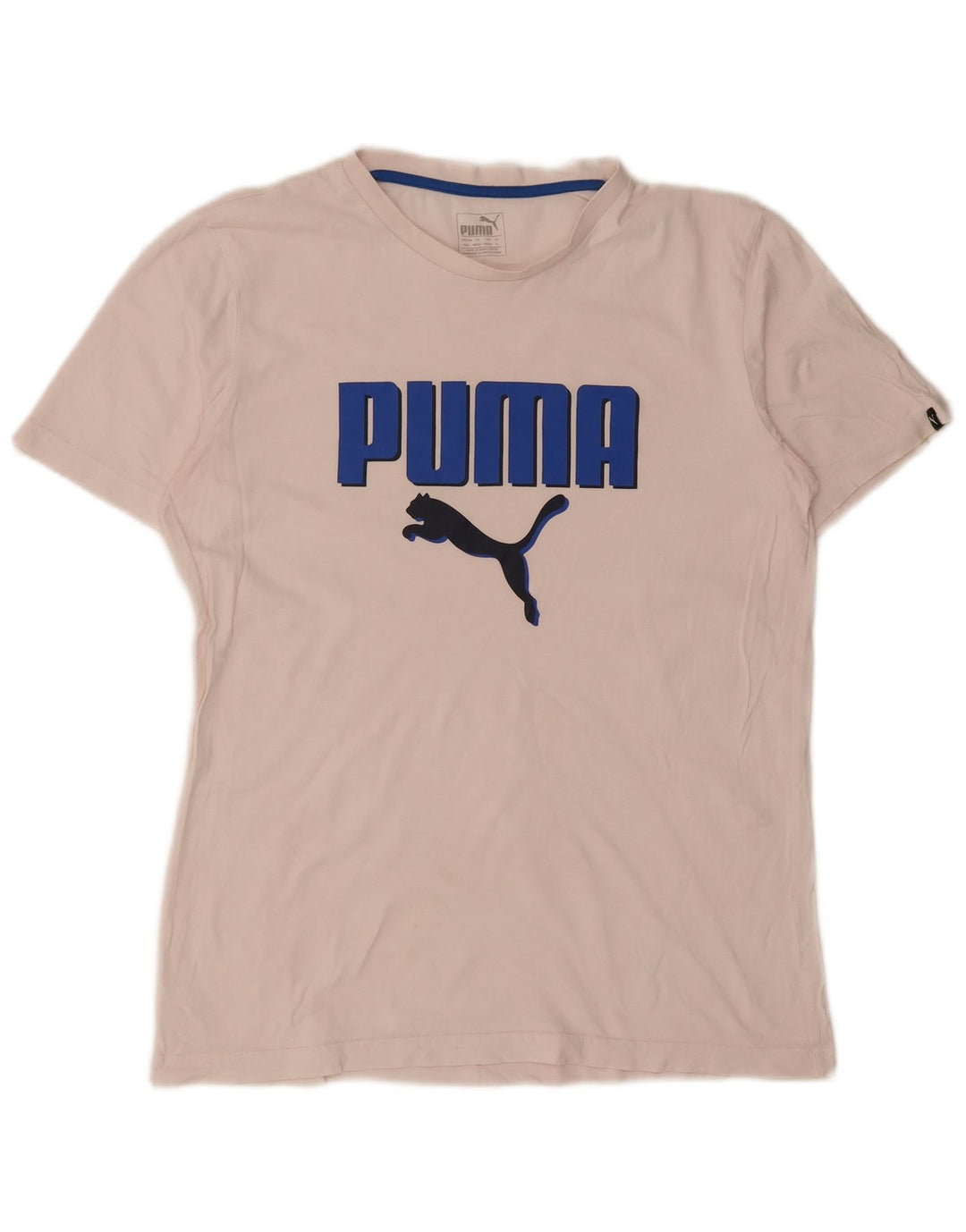 T-shirt grafica da uomo Puma Top bianca media