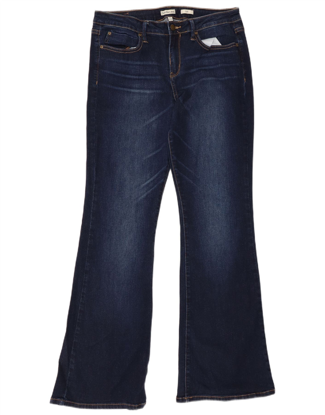 CALVIN KLEIN Jeans svasati da donna US 10 medio W30 L32 cotone blu
