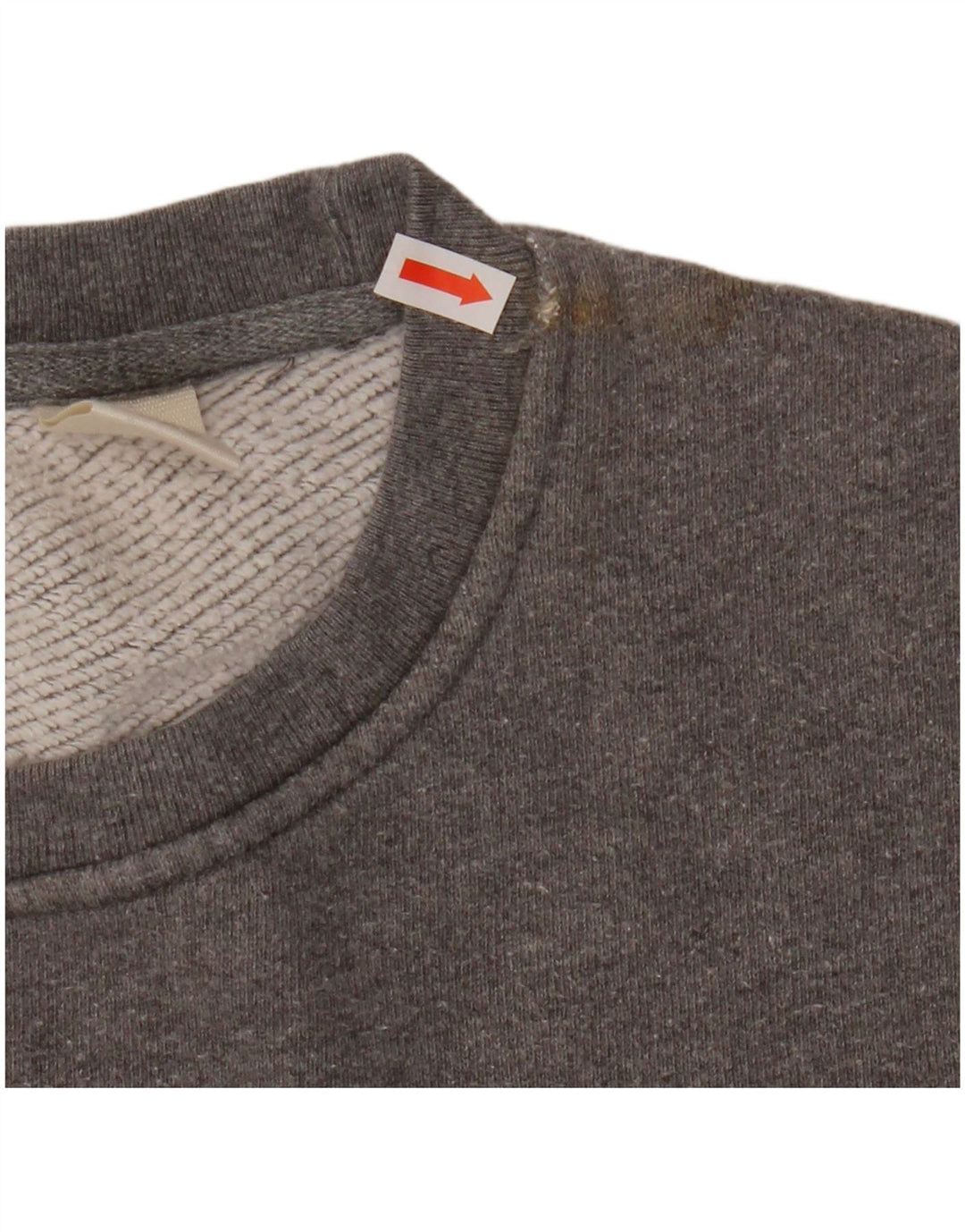 Felpa grafica da uomo Levi's, maglione XL, cotone grigio