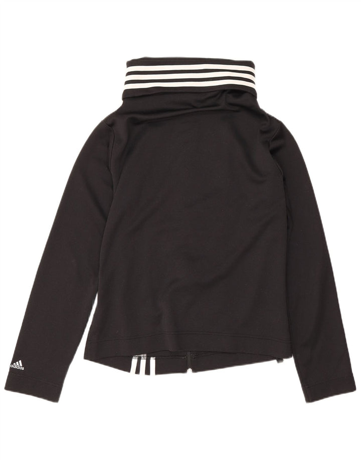 Giacca da tuta da donna Adidas UK 14 Medium Nero Poliestere