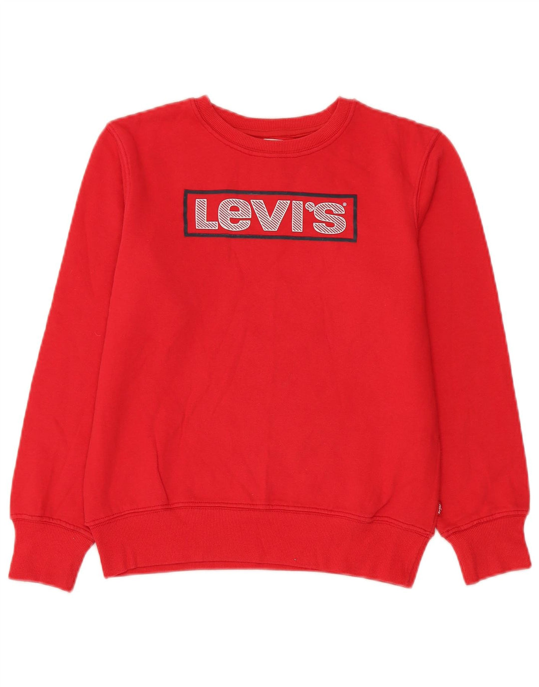 Felpa grafica da ragazzo Levi's 15-16 anni in cotone rosso